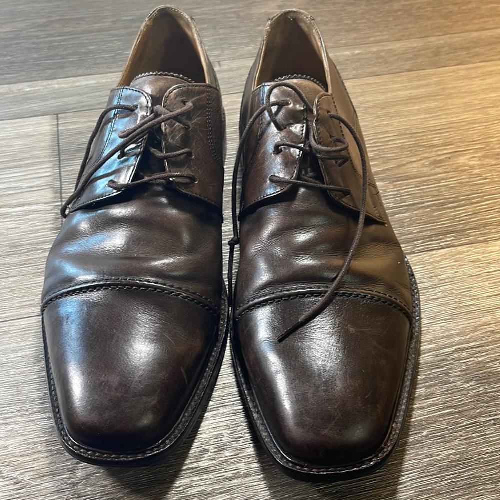 Florsheim brown loafers mens size 9.5 (f113)